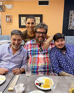 Henrique Tigo - Com Hernani Carvalho, João Pedro Rodrigues e Paulo Sargento na apresentação de um livro seu