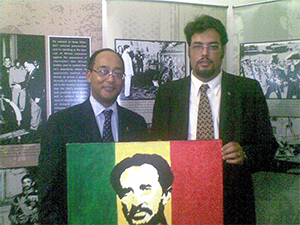 Henrique Tigo - Com SAR Príncipe da Etiópia Haile Selassie