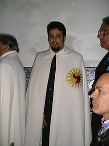 Henrique Tigo - Como Cavaleiro da Ordem de São Miguel Ala no Castelo de Ourém 2006