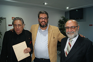Henrique Tigo - Com o Pai e o Juiz Conselheiro António Santos Carvalho