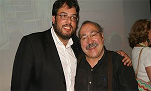 Henrique Tigo - Com o poeta José Fanha