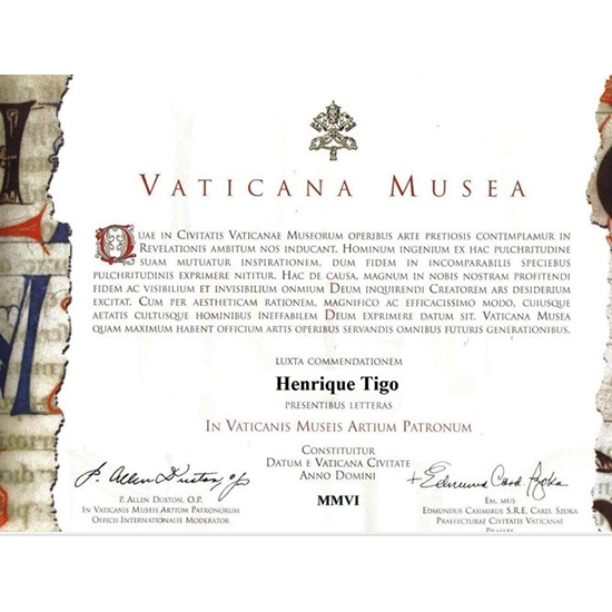 Benfeitores da Arte dos Museus do Vaticano